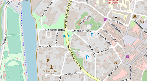 Lauf auf Satellitenbild