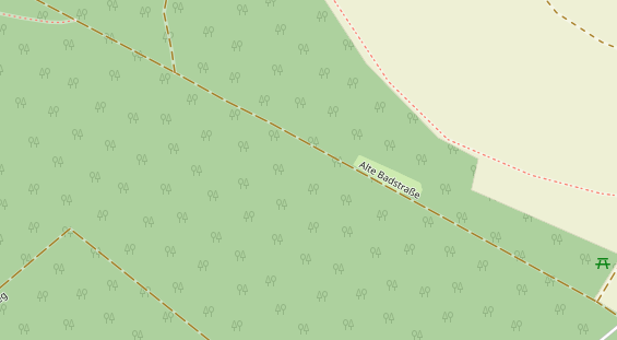 Lauf auf Satellitenbild