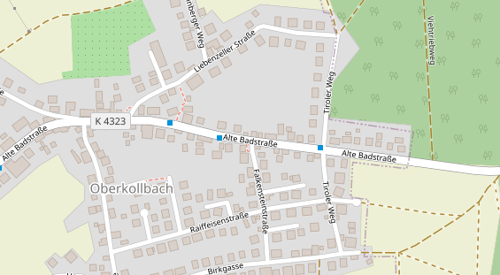 Lauf auf Satellitenbild