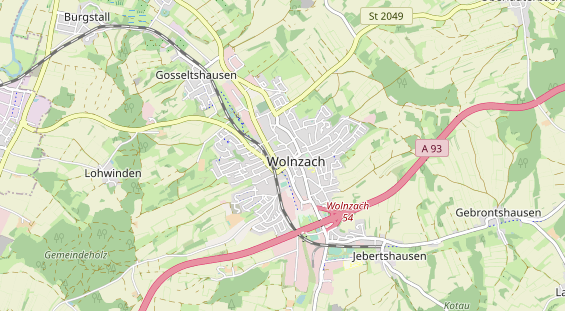 Lauf auf Karte