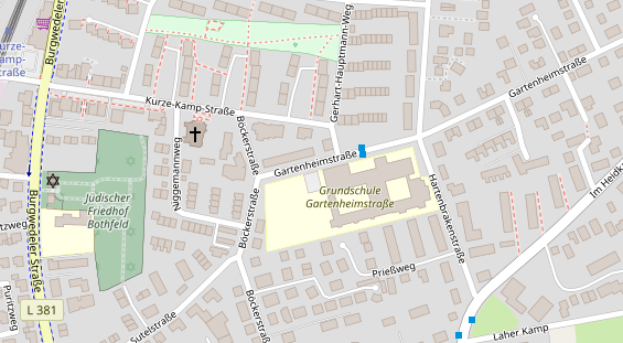 Lauf auf Satellitenbild