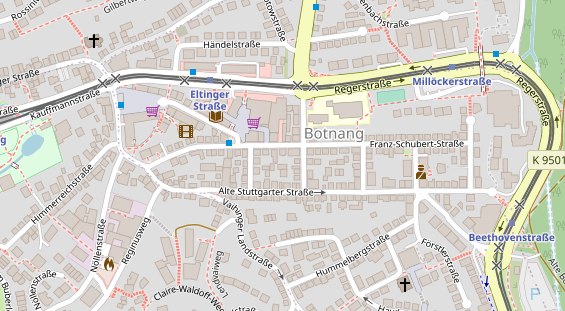 Lauf auf Satellitenbild