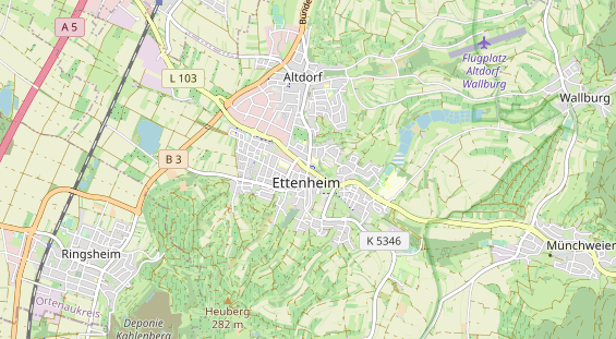 Lauf auf Karte