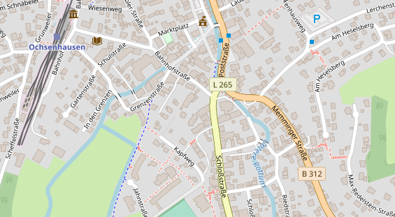 Lauf auf Satellitenbild