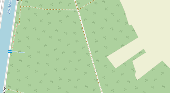 Lauf auf Satellitenbild