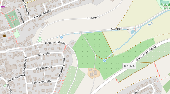 Lauf auf Satellitenbild