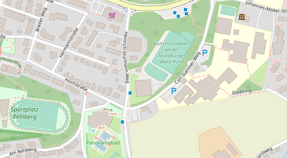 Lauf auf Satellitenbild