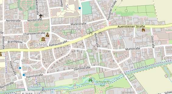 Lauf auf Satellitenbild