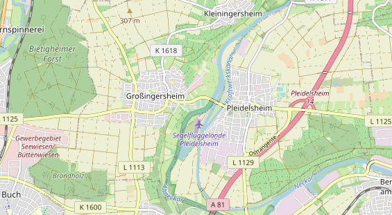 Lauf auf Karte