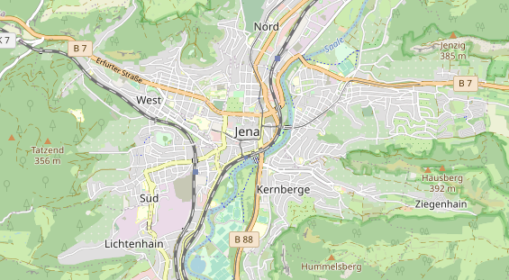 Lauf auf Karte