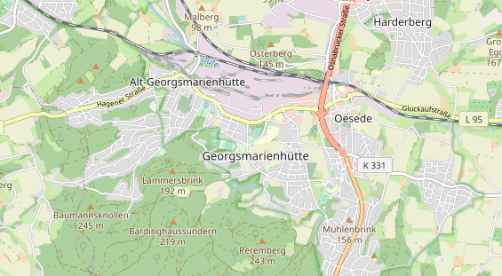 Lauf auf Karte