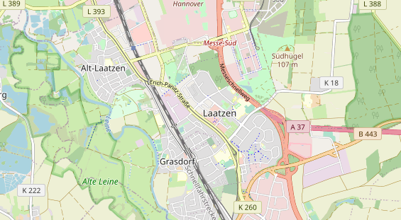 Lauf auf Karte