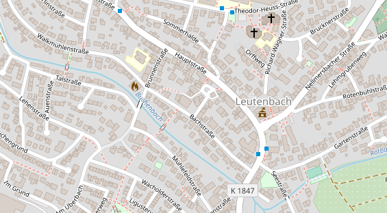 Lauf auf Satellitenbild