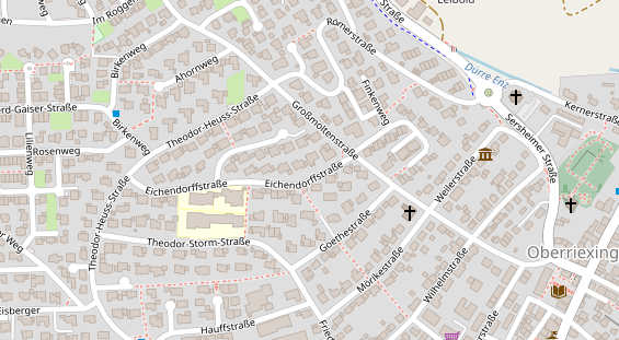 Lauf auf Satellitenbild