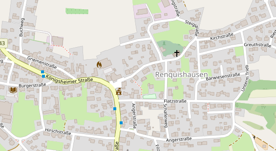 Lauf auf Satellitenbild