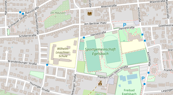 Lauf auf Satellitenbild