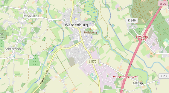 Lauf auf Karte