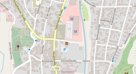 Lauf auf Satellitenbild