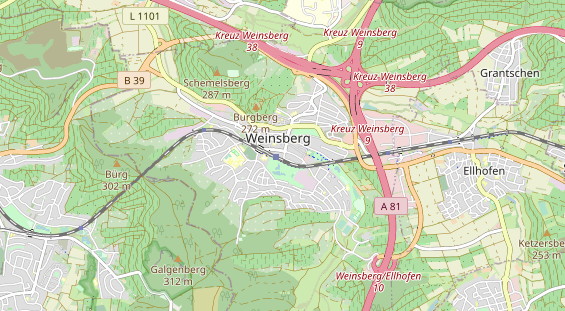 Lauf auf Karte