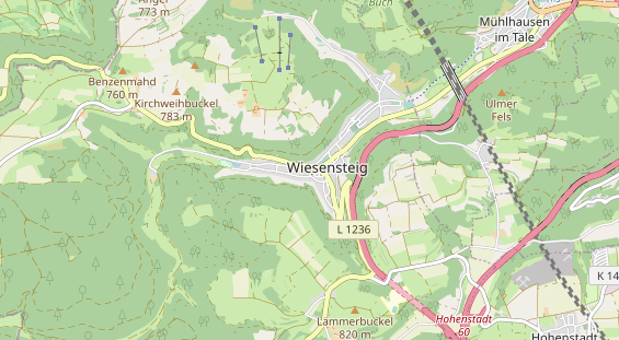 Lauf auf Karte