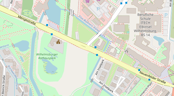 Lauf auf Satellitenbild