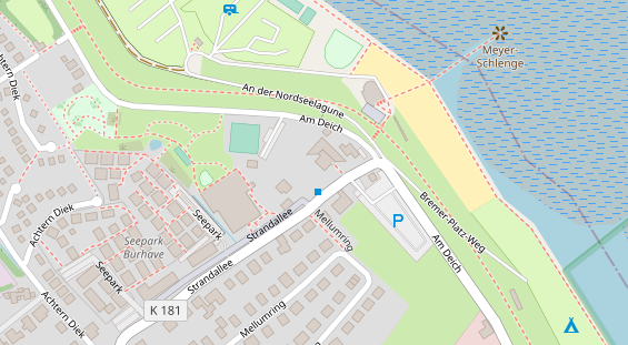 Lauf auf Satellitenbild