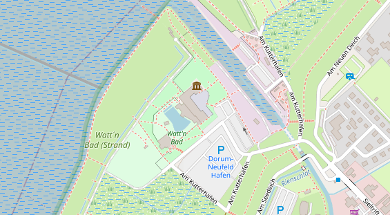 Lauf auf Satellitenbild