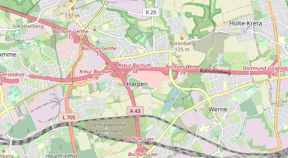 Lauf auf Karte