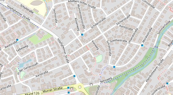 Lauf auf Satellitenbild