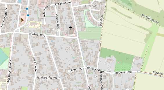 Lauf auf Satellitenbild