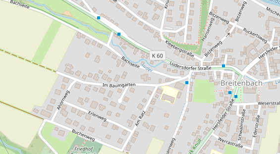 Lauf auf Satellitenbild