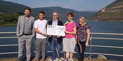 Lauf suchen - Rheinland-Pfalz - Übergabe des Spendenschecks des CMR Bingen 2019 an den Behindertensportverband - Charity Mega Run Bingen 2020