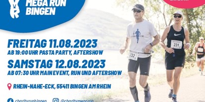 Lauf suchen - Art des Laufs: Sommerlauf - Hessen Süd - 5. Charity Mega Run Bingen 2023