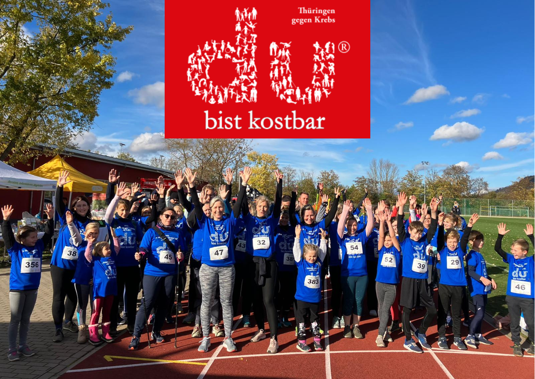 Lauf - Lauf-Event im Stadion Jena Lobeda-West - 4. Thüringer Krebslauf "run & walk"