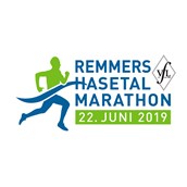 Lauf - Logo Remmers-Hasetal-Marathon des VfL Löningen am 22.06.2019. - Remmers-Hasetal-Marathon des VfL Löningen