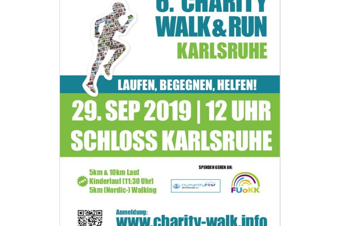Lauf: Flyer Ausschreibung - 6. Charity Walk & Run
