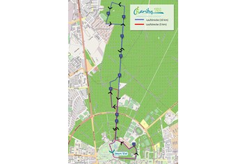 Lauf: Strecke  - 6. Charity Walk & Run