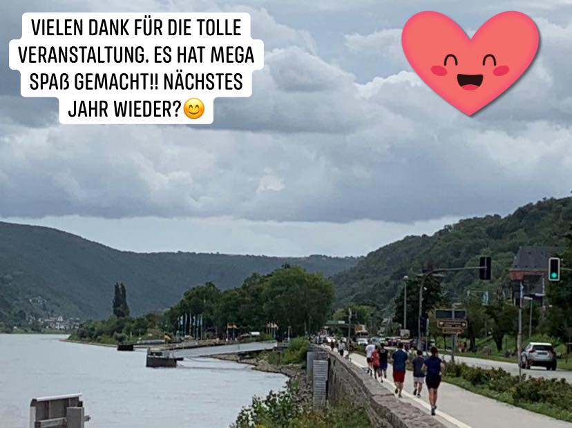 Lauf suchen - Monat: August - Hessen Süd - Post eines Teilnehmers im Social Media - Charity Mega Run Bingen 2020