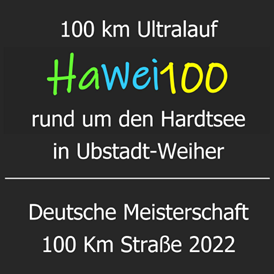 Lauf: HaWei100 - 100 km Ultralauf rund um den Hardtsee in Ubstadt-Weiher