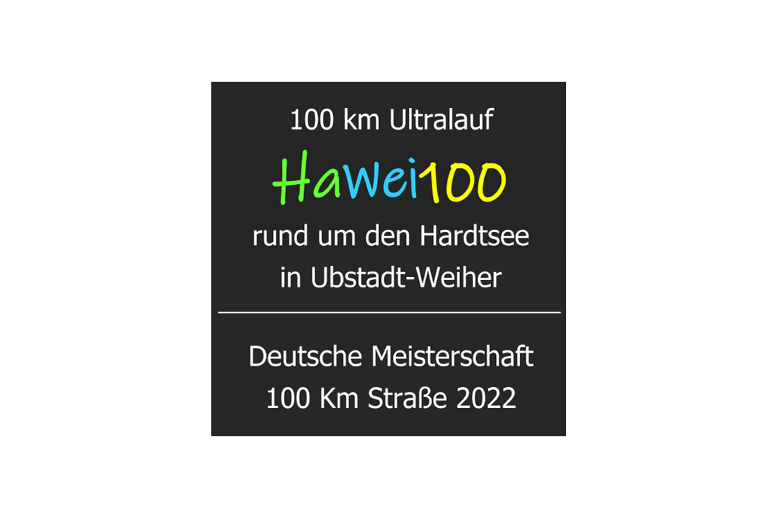 Lauf: HaWei100 - 100 km Ultralauf rund um den Hardtsee in Ubstadt-Weiher