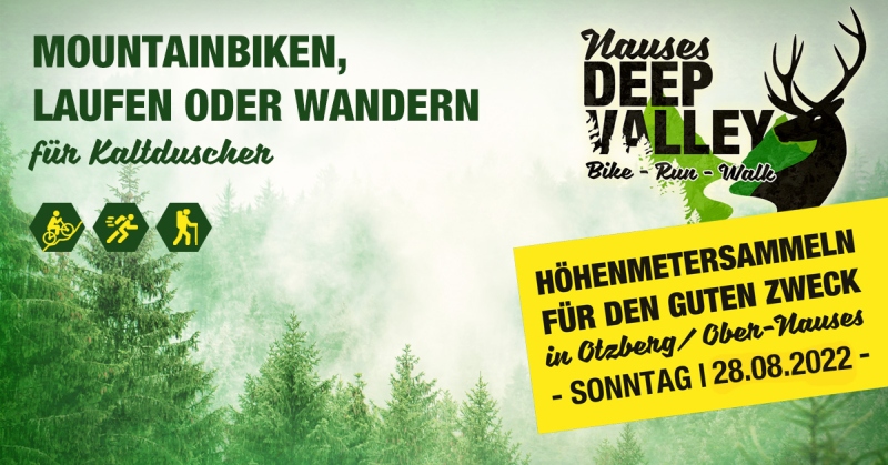 Lauf suchen - Monat: August - Hessen Süd - Eventflyer Nauses Deep Valley - Nauses Deep Valley