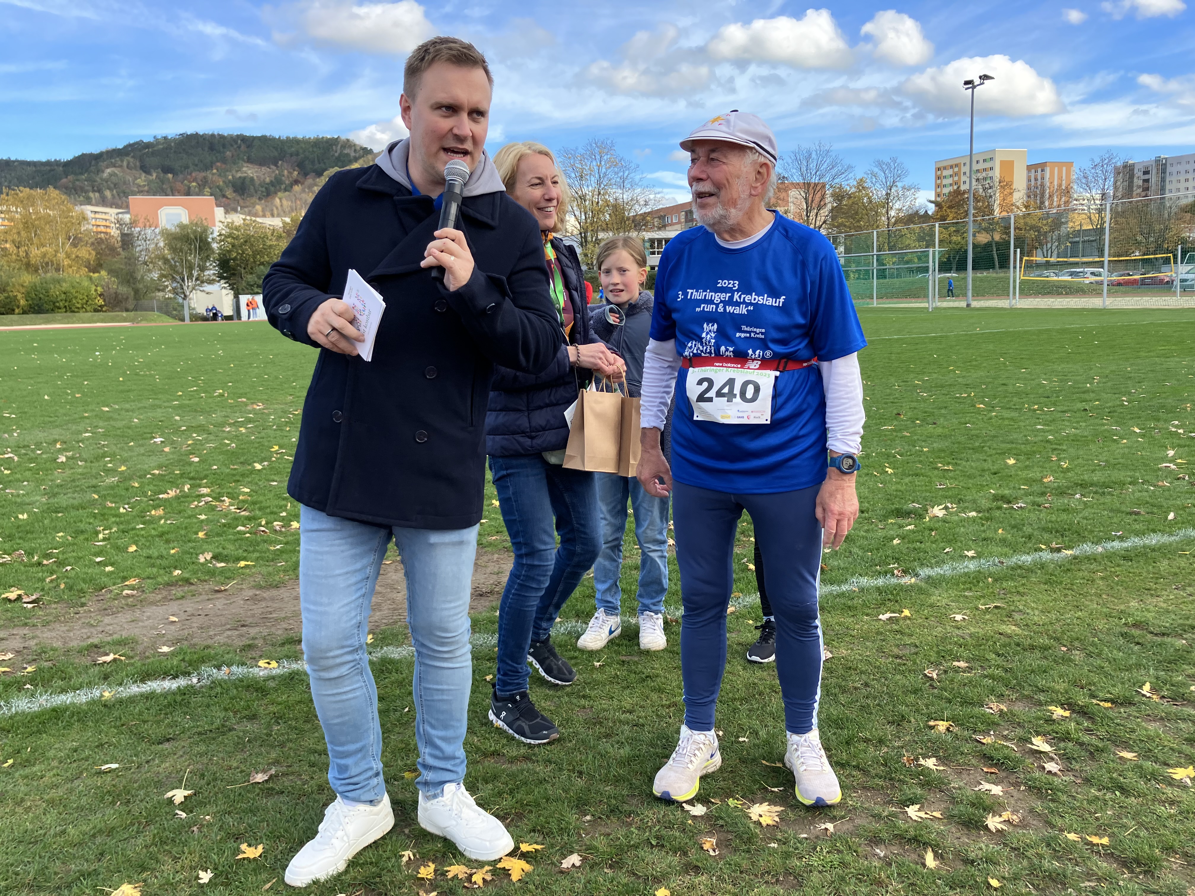 Lauf suchen - Thüringen - Professionelle Moderation - 4. Thüringer Krebslauf "run & walk"