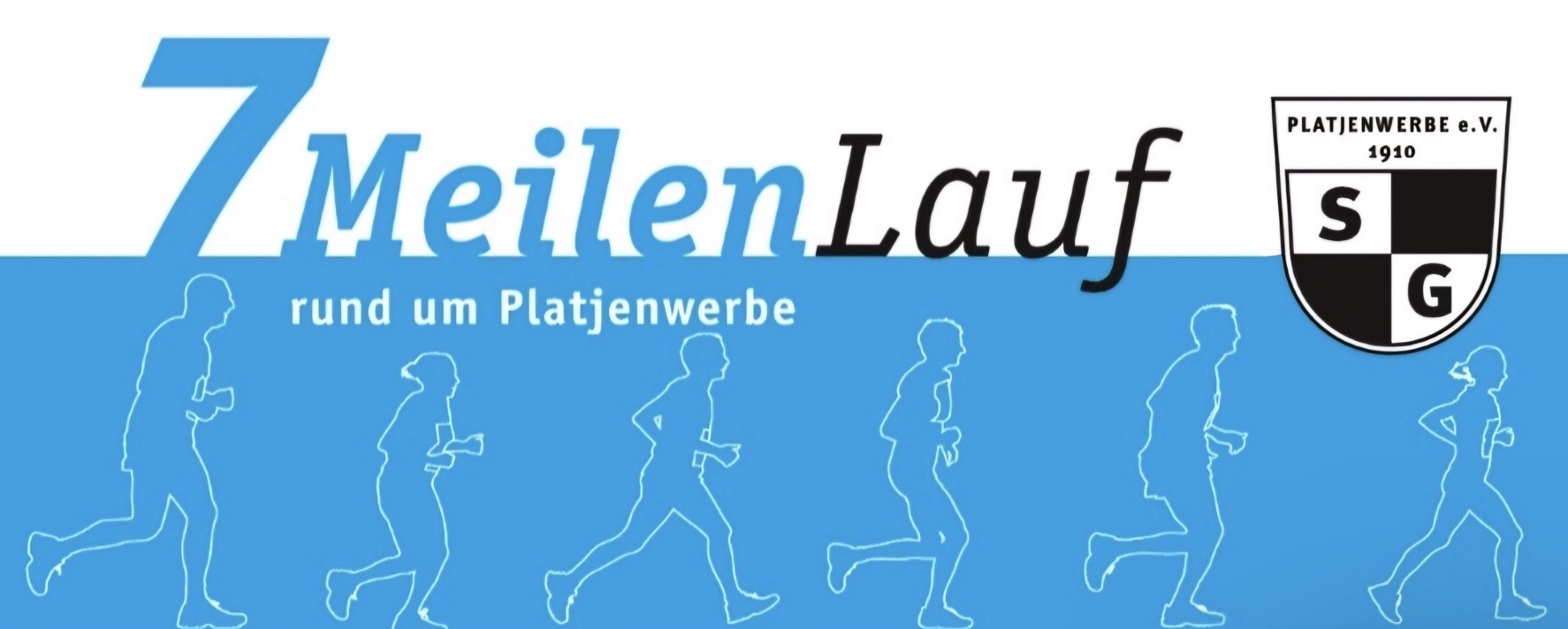 Lauf: Logo - 7 Meilen Lauf Platjenwerbe