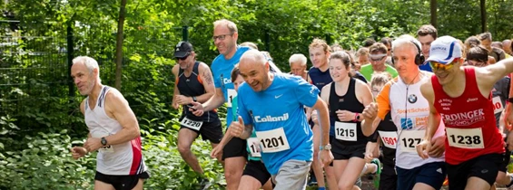 Lauf: Start des 10 km Laufes 2017
Bildrechte: Benedikt Ziegler/DKRS - Rheumakids in Motion – laufen für Rheumakinder