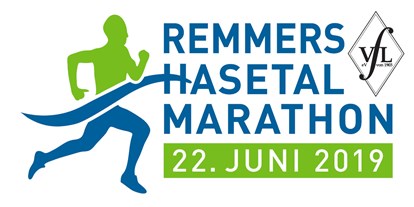 Lauf suchen - Strecken: 20 bis 30km - Logo Remmers-Hasetal-Marathon des VfL Löningen am 22.06.2019. - Remmers-Hasetal-Marathon des VfL Löningen